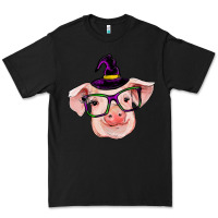 Black pig with halloween Premium Tee - RanaPortraitStore