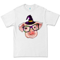 White pig with halloween Premium Tee - RanaPortraitStore