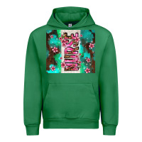Emerald pink floral nurse with flowers Urban Hoodie - AdoDesignShop