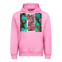 Fuchsia Pink pink floral nurse with flowers Urban Hoodie - AdoDesignShop