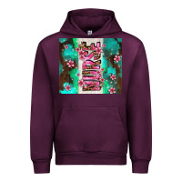 Mauve Wine pink floral nurse with flowers Urban Hoodie - AdoDesignShop