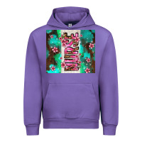Tulip pink floral nurse with flowers Urban Hoodie - AdoDesignShop