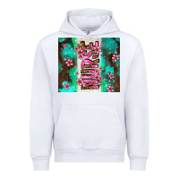 White pink floral nurse with flowers Urban Hoodie - AdoDesignShop