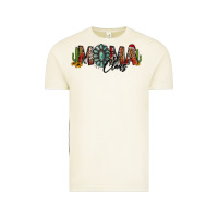 Vintage Arctic western christmas mama claus sunflowers and cactus Vintage Tee - Jasminsmagicworld