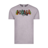 Vintage Zinc western christmas mama claus sunflowers and cactus Vintage Tee - Jasminsmagicworld