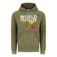 Vintage Olive world traveler passport stamp gift shirt for men and women t shirt Vintage Hoodie - trangStudio
