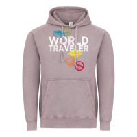 Vintage Zinc world traveler passport stamp gift shirt for men and women t shirt Vintage Hoodie - trangStudio