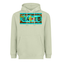 Matcha teacher license plate Heavyweight Hoodie - BarkalooDesign