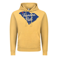 Vintage Mustard travelers rest south carolina sc map Vintage Hoodie - trangStudio