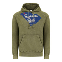 Vintage Olive travelers rest south carolina sc map Vintage Hoodie - trangStudio