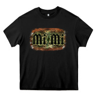 Black Camouflage Patterned Mimi Tried Heavy Core Tee - Bettercallsaul