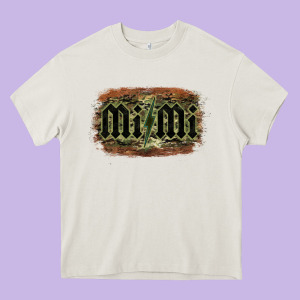 Camouflage Patterned Mimi Tried Heavy Core Tee Designed By Bettercallsaul