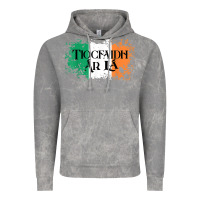 Cloud Rock Tiocfaidh Ar La Vintage Ireland Irish Flag Gifts For Men Vintage Hoodie - trangStudio