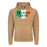 Vintage Camel Tiocfaidh Ar La Vintage Ireland Irish Flag Gifts For Men Vintage Hoodie - trangStudio