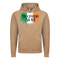 Vintage Coffee Tiocfaidh Ar La Vintage Ireland Irish Flag Gifts For Men Vintage Hoodie - trangStudio