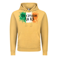 Vintage Mustard Tiocfaidh Ar La Vintage Ireland Irish Flag Gifts For Men Vintage Hoodie - trangStudio