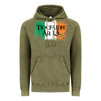Vintage Olive Tiocfaidh Ar La Vintage Ireland Irish Flag Gifts For Men Vintage Hoodie - trangStudio
