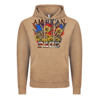 Vintage Coffee American babe 4th of july Vintage Hoodie - CowGirlArtShop