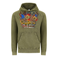 Vintage Olive American babe 4th of july Vintage Hoodie - CowGirlArtShop