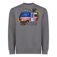 Storm land of the free Heavyweight Sweatshirt - CowhideDigitalArt