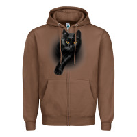 Chestnut Black Cat Yellow EyesCats Tee Shirt Gifts Zipper Hoodie - trangStudio