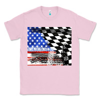 Bubblegum Pink racing checkered flag tumbler tbs Classic Tee - TumblerDesignByShophia