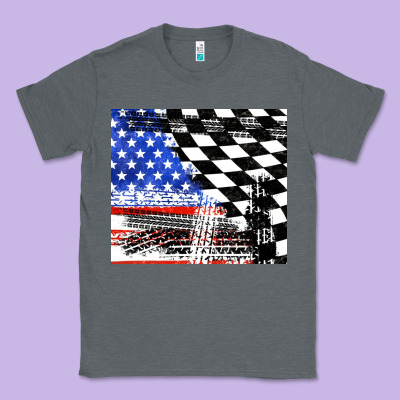 Racing Checkered Flag Tumbler Tbs Classic Tee Designed By Tumblerdesignbyshophia