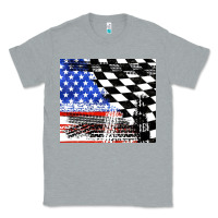 Heather Grey racing checkered flag tumbler tbs Classic Tee - TumblerDesignByShophia
