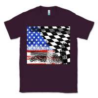 Plum racing checkered flag tumbler tbs Classic Tee - TumblerDesignByShophia