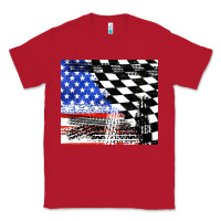 Red racing checkered flag tumbler tbs Classic Tee - TumblerDesignByShophia