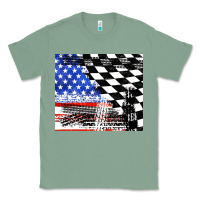Sage racing checkered flag tumbler tbs Classic Tee - TumblerDesignByShophia