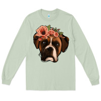 Matcha floral boxer Long Sleeve Tee - Jasminsmagicworld
