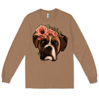 Toasted Coconut floral boxer Long Sleeve Tee - Jasminsmagicworld