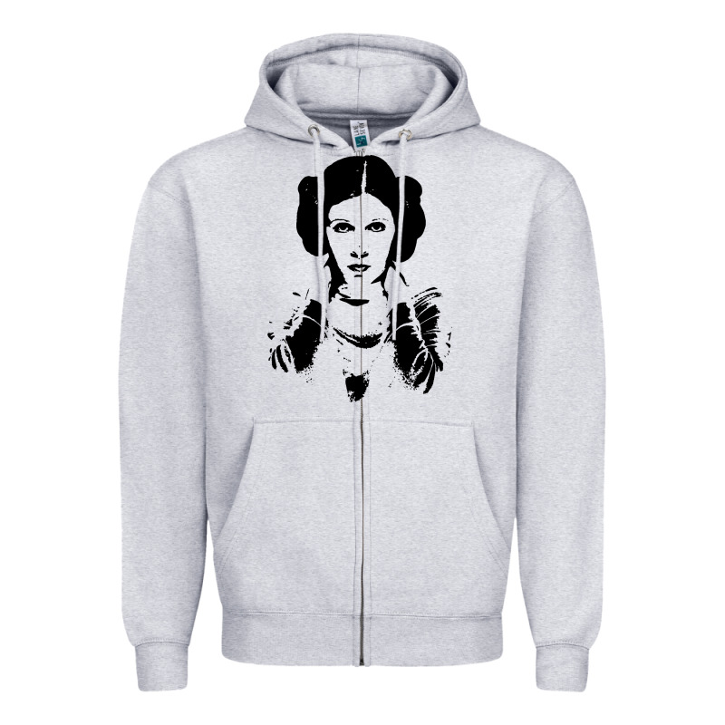Vintage Leia Zipper Hoodie by trangStudio | Teevron