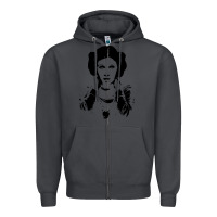 Smoke vintage leia Zipper Hoodie - trangStudio