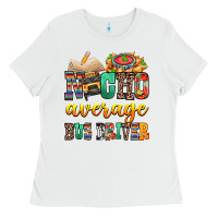 White Nacho Average Bus Driver Ladies Tee - texasbilliewilder