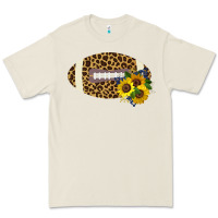 Bone Leopard Print Footbal Premium Tee - Bettercallsaul