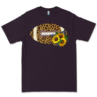 Plum Leopard Print Footbal Premium Tee - Bettercallsaul