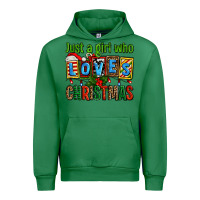 Emerald just a girl who loves christmas Urban Hoodie - AdoDesignShop