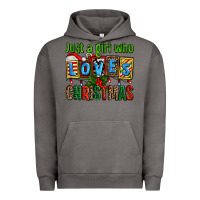 Pigment Tornado just a girl who loves christmas Urban Hoodie - AdoDesignShop