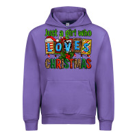 Tulip just a girl who loves christmas Urban Hoodie - AdoDesignShop
