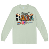 Matcha Blessed Nana Long Sleeve Tee - CowCowDesign