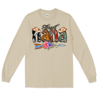 Mushroom Blessed Nana Long Sleeve Tee - CowCowDesign