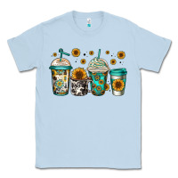 Dusty Blue sunflowers coffee cups Classic Tee - Jasminsmagicworld