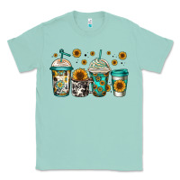 Seafoam sunflowers coffee cups Classic Tee - Jasminsmagicworld