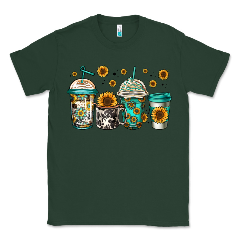 Sunflowers Coffee Cups Classic Tee by Jasminsmagicworld | Teevron