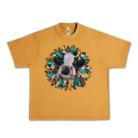 Peanut Butter baby cow with sunflower Urban Heavy Tee - RanaPortraitStore