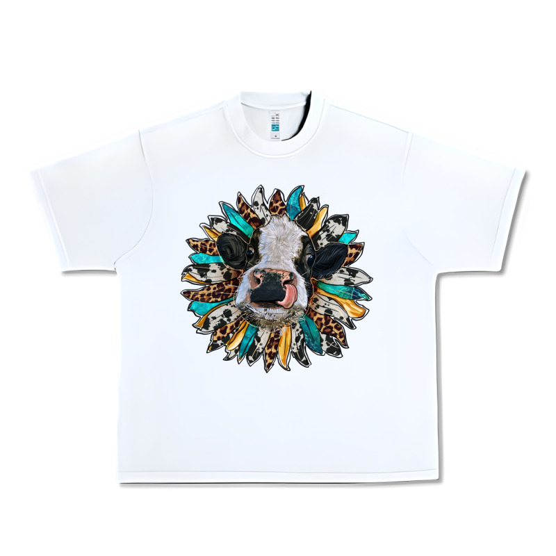 Baby Cow With Sunflower Urban Heavy Tee by RanaPortraitStore | Teevron