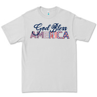 Dove Grey God Bless America Premium Tee - Bettercallsaul