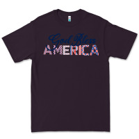 Plum God Bless America Premium Tee - Bettercallsaul